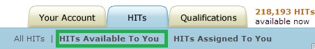 How to select hit on MTurk?